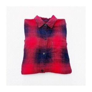 Madewell Classic Flannel Long Sleeve Button Down Shirt SXL